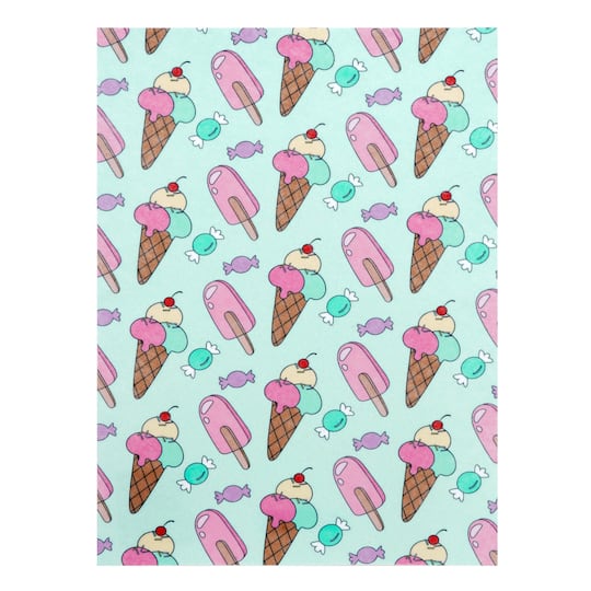 20 Pack: 9" x 12" Ice Cream Felt by Creatology™